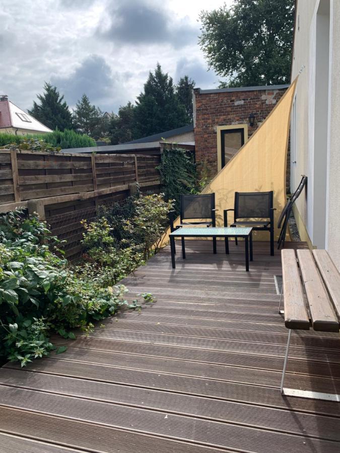 Die Senfbude - Wunderschoene Apartments Fuer 4 Personen Mit Terrasse & Stellplatz Лейпциг Экстерьер фото